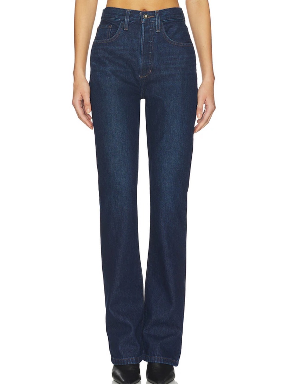 Favorite Daughter Valentine High-Rise Straight Leg Women’s Jeans - Dark Blue